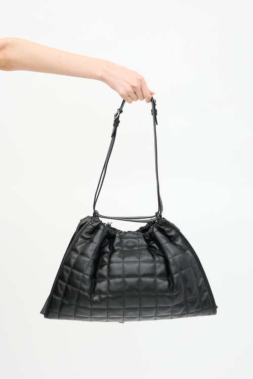 Gucci Quilted Leather Small Deco Tote Bag