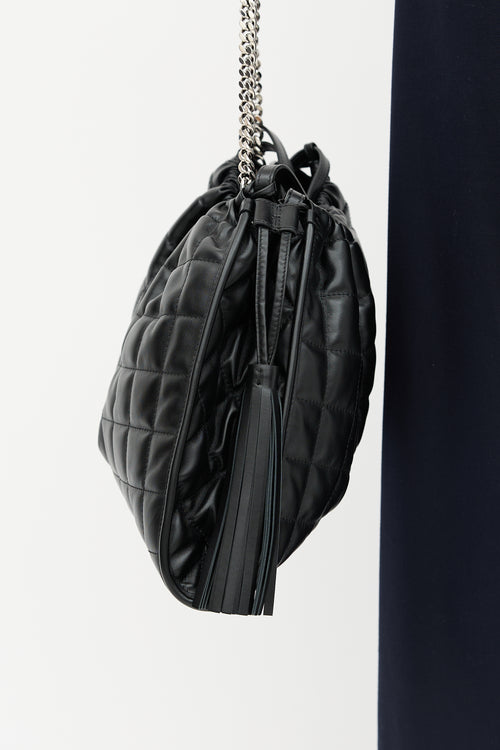 Gucci Quilted Leather Small Deco Tote Bag