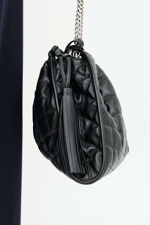 Gucci Quilted Leather Small Deco Tote Bag