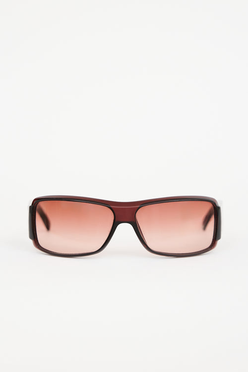Gucci Rectangular Logo Sunglasses