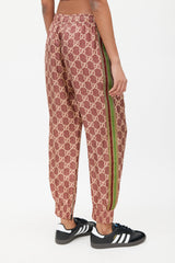 Gucci Red & Cream GG Supreme Monogram Track Suit