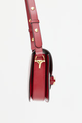 Gucci Red Leather 1955 Shoulder Bag