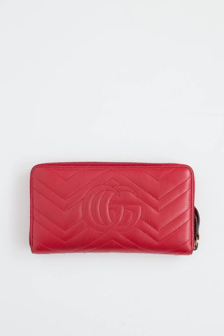 Marmont GG Zip Around Wallet
