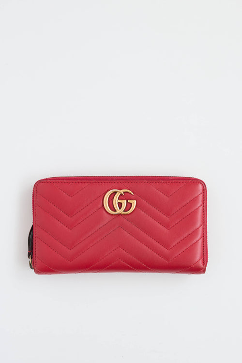 Marmont GG Zip Around Wallet