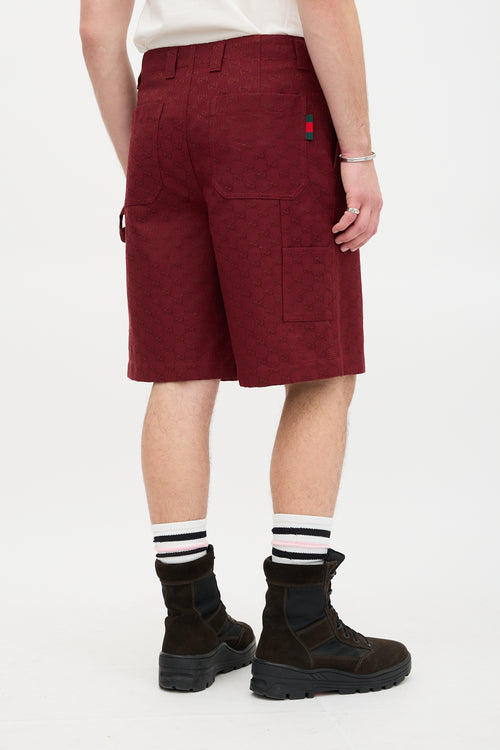 Gucci Canvas GG Monogram Shorts