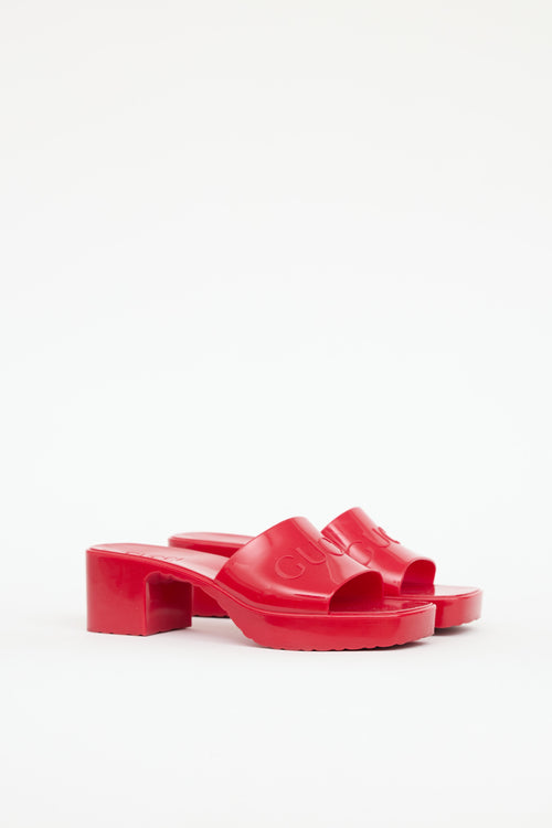Gucci Rubber Slide Sandal