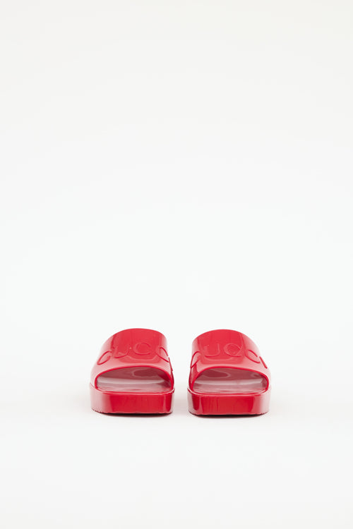 Gucci Rubber Slide Sandal