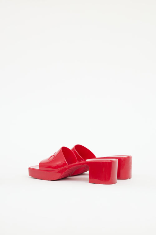 Gucci Rubber Slide Sandal
