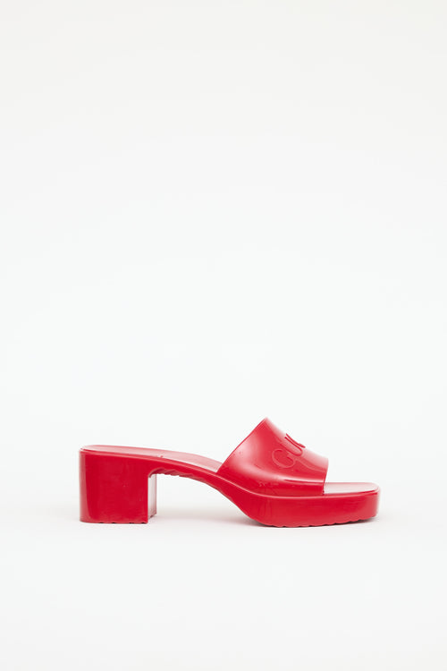 Gucci Rubber Slide Sandal