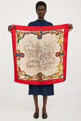GucciSilk Equestrian Scarf