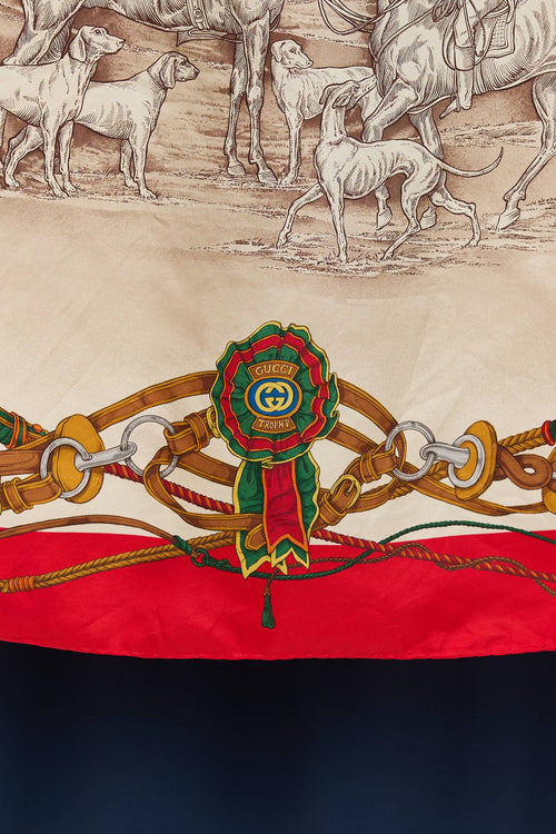 GucciSilk Equestrian Scarf