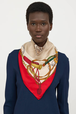 GucciSilk Equestrian Scarf