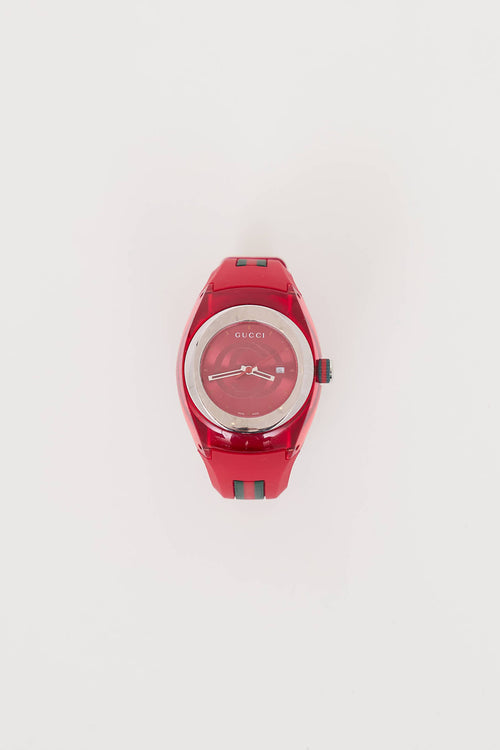 Gucci Sync Web Rubber Watch