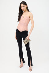 Gucci Resort 2022 Silk Crystal Embellished Corset