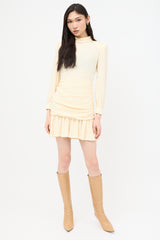 Gucci Resort 2023 Silk Ruched Mini Dress
