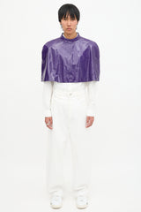 Gucci Resort 2023 Patent Leather Cape