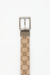 Gucci Reversible GG Monogram & Leather Belt