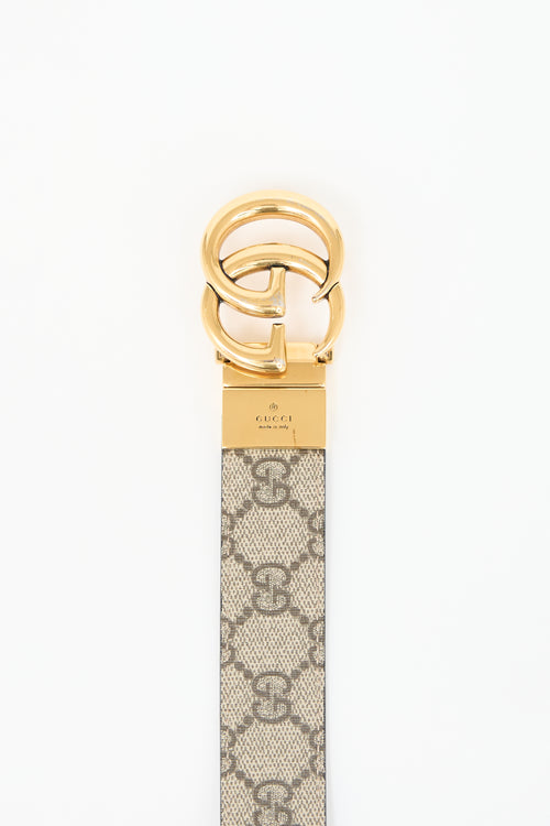 Gucci Reversible GG Supreme Belt