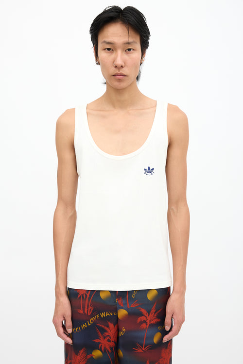 Gucci Ribbed Logo Tank Top