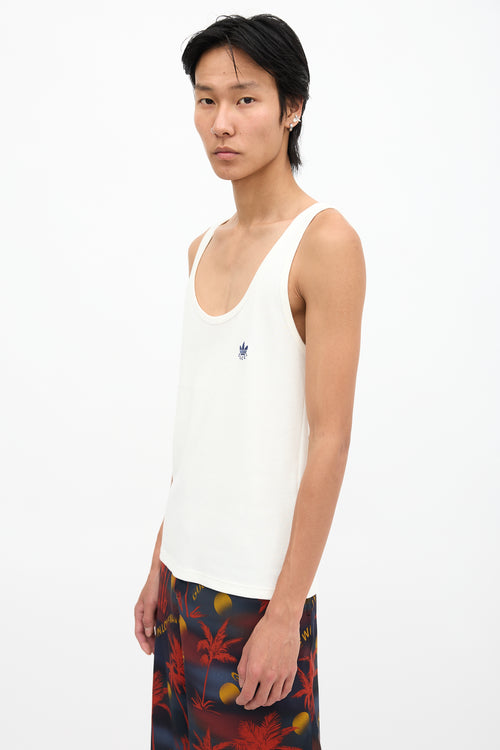Gucci Ribbed Logo Tank Top