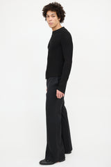 Gucci Ribbed Zip Up Sweater