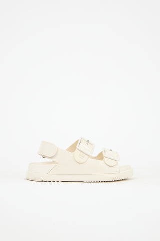 Gucci Rubber GG Sandal