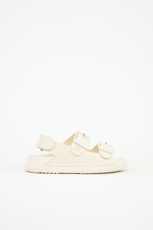 Gucci Rubber GG Sandal
