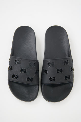 Gucci Rubber GG Slide