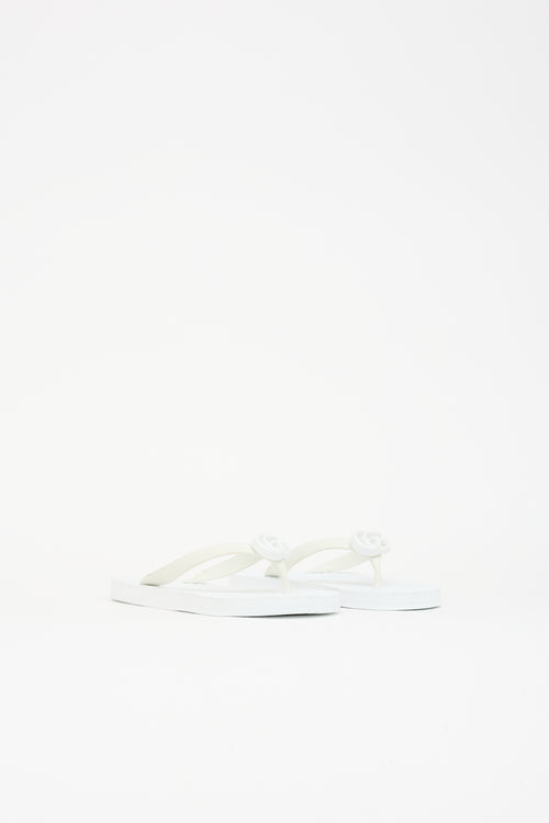 Gucci Rubber GG Marmont Sandal