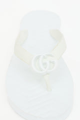 Gucci Rubber GG Marmont Sandal