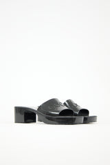 Gucci Rubber Logo Mule