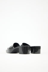 Gucci Rubber Logo Mule