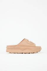 Gucci Rubber GG Platform Slide