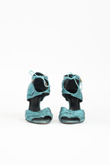 Gucci SS 2004 Metallic Leather Sandal
