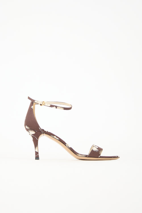 Gucci SS 2006 Canvas Printed Sandal