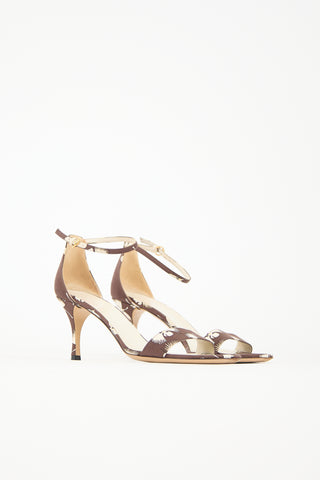 Gucci SS 2006 Canvas Printed Sandal