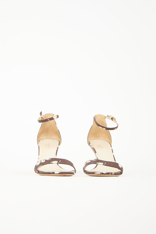 Gucci SS 2006 Canvas Printed Sandal