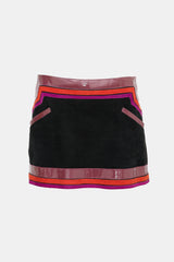 Gucci SS 2007 Suede & Patent Skirt