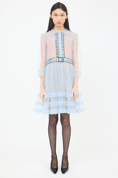 Gucci SS 2016 Tulle Embellished Dress