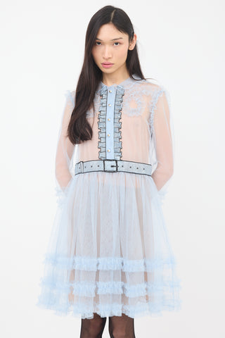 Gucci SS 2016 Tulle Embellished Dress