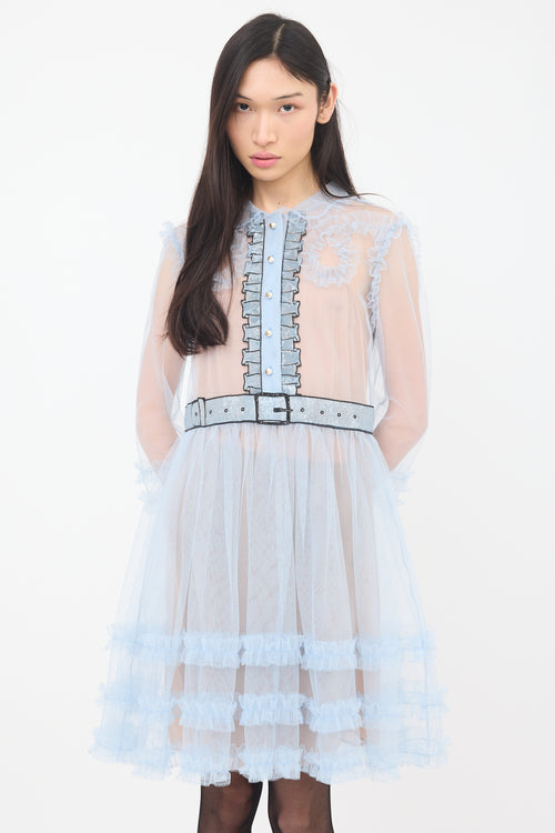 Gucci SS 2016 Tulle Embellished Dress