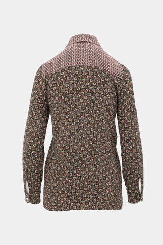Gucci SS 2017 Silk Printed Shirt
