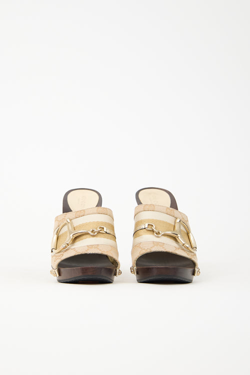 Gucci Vintage Monogram Sandal