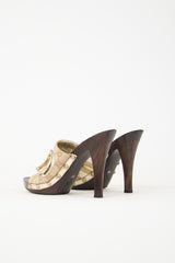 Gucci Vintage Monogram Sandal