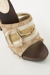Gucci Vintage Monogram Sandal