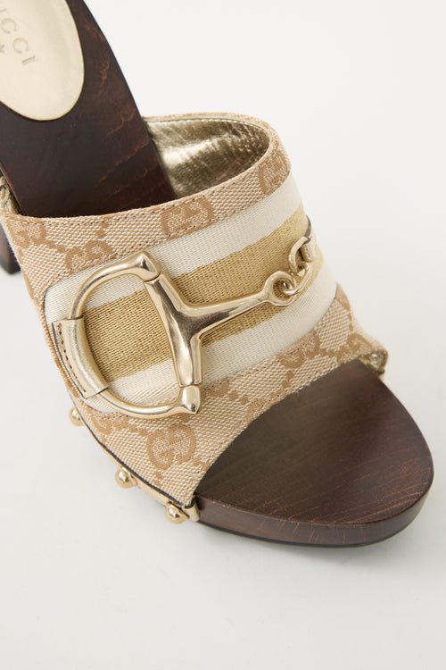 Gucci Vintage Monogram Sandal