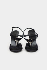 Gucci Satin Crystal Embellished Sandal