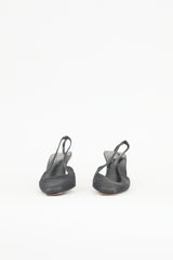 Gucci Satin Cut Out Pump