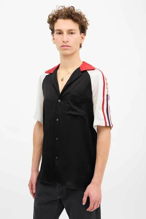 Gucci Satin Logo Shirt