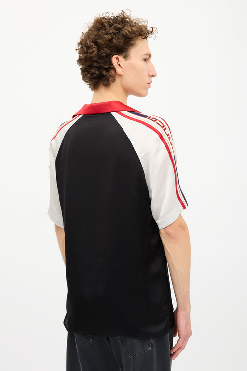 Gucci Satin Logo Shirt